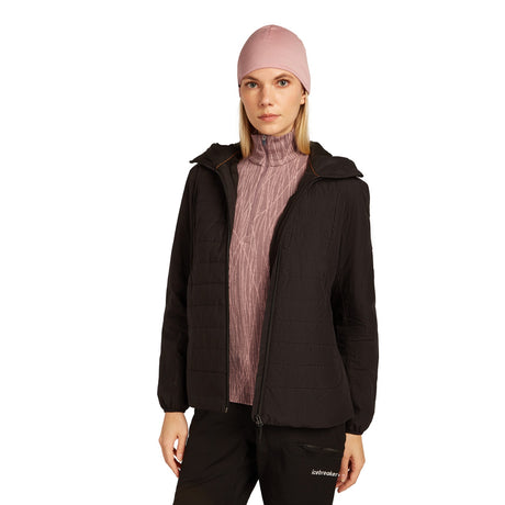 Icebreaker Unisex 200 Oasis Reversible Beanie Java/Atlantis-Summit/Blush - 53 Degrees North 