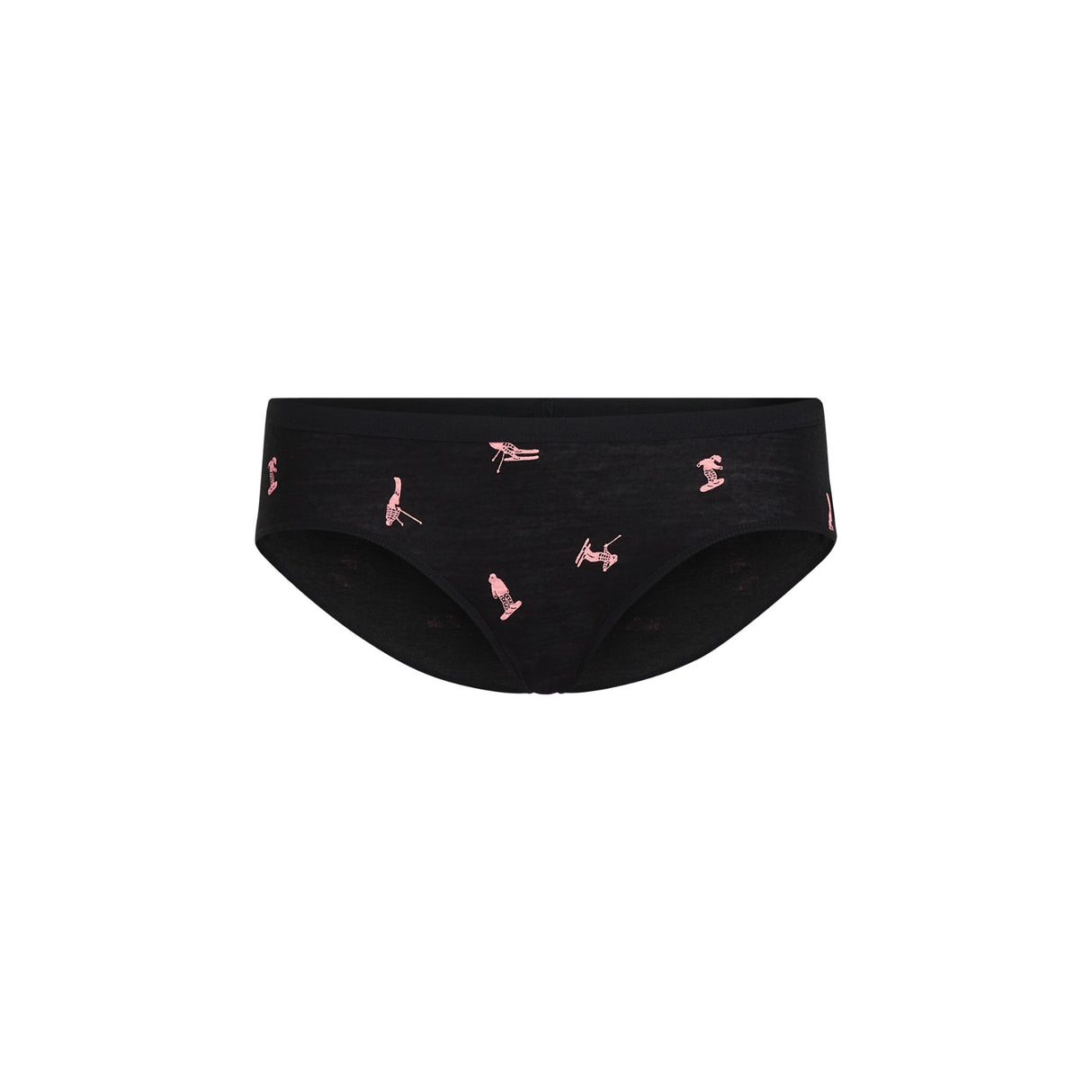 Icebreaker Women's 150 Siren Hipkini Snow Day Black/Acid Pink/AOP / X-Small-Black/Acid Pink/AOP / Small-Black/Acid Pink/AOP / Medium-Black/Acid Pink/AOP / Large-Black/Acid Pink/AOP / X-Large - 53 Degrees North 