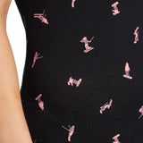 Icebreaker Women's 150 Siren Tank Snow Day Black/Acid Pink/AOP / X-Small-Black/Acid Pink/AOP / Small-Black/Acid Pink/AOP / Medium-Black/Acid Pink/AOP / Large-Black/Acid Pink/AOP / X-Large - 53 Degrees North 