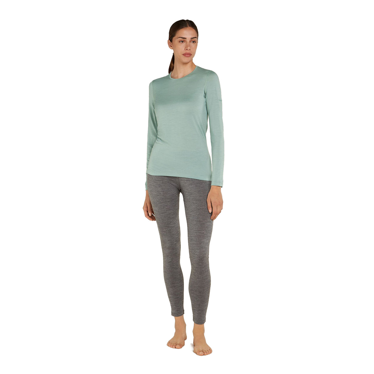 Icebreaker Women's 200 Oasis Long Sleeve Crewe Seaglass / X-Small-Seaglass / Small-Seaglass / Medium-Seaglass / Large-Seaglass / X-Large - 53 Degrees North 