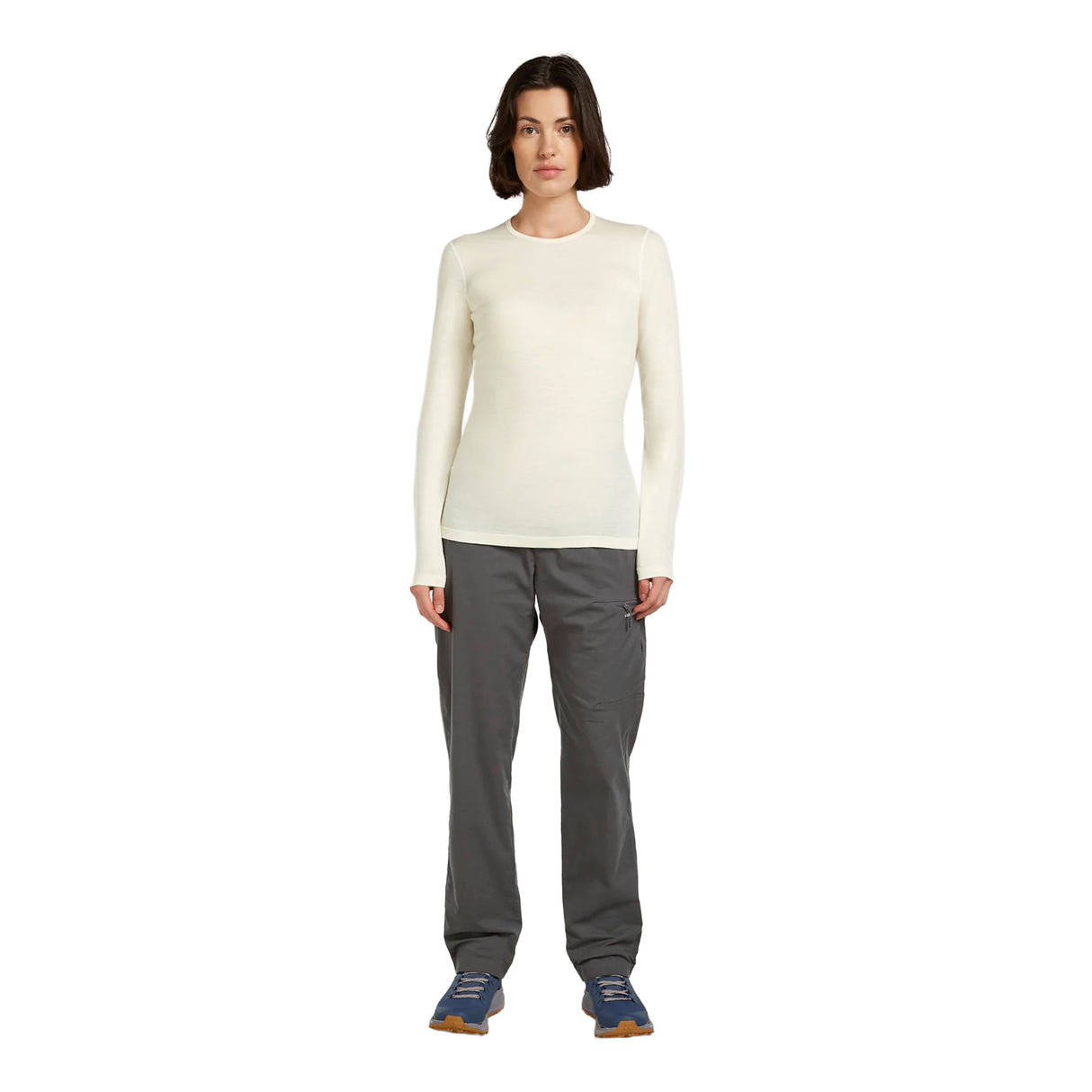 Icebreaker Women's 200 Oasis Long Sleeve Crewe Undyed / X-Small-Undyed / Small-Undyed / Medium-Undyed / Large-Undyed / X-Large - 53 Degrees North 
