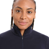 Icebreaker Women's 260 Tech Half Zip Merino Baselayer Blush / X-Small-Blush / Small-Blush / Medium-Blush / Large-Blush / X-Large - 53 Degrees North 