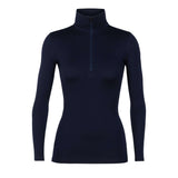 Icebreaker Women's 260 Tech Half Zip Merino Baselayer Blush / X-Small-Blush / Small-Blush / Medium-Blush / Large-Blush / X-Large - 53 Degrees North 