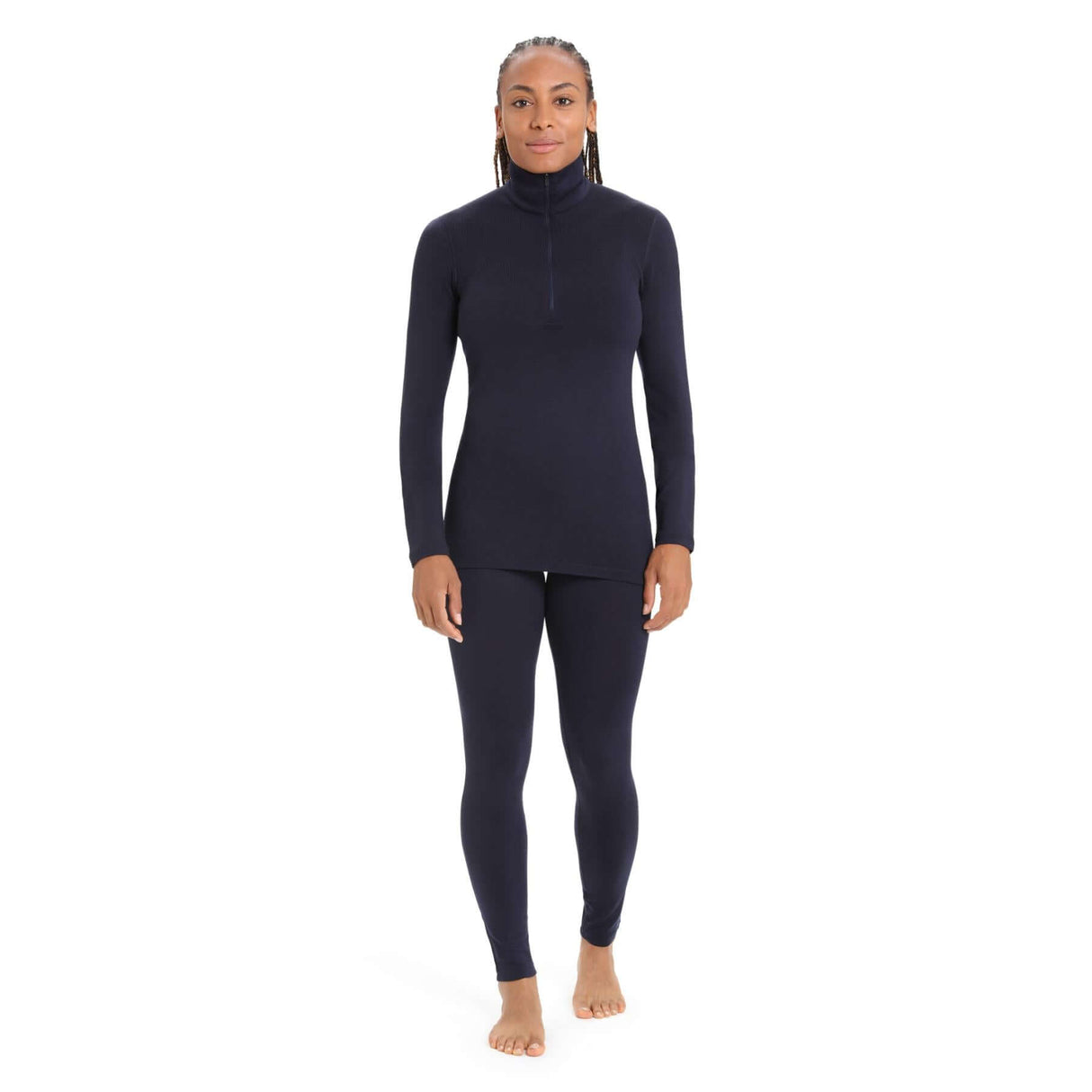 Icebreaker Women's 260 Tech Half Zip Merino Baselayer Blush / X-Small-Blush / Small-Blush / Medium-Blush / Large-Blush / X-Large - 53 Degrees North 