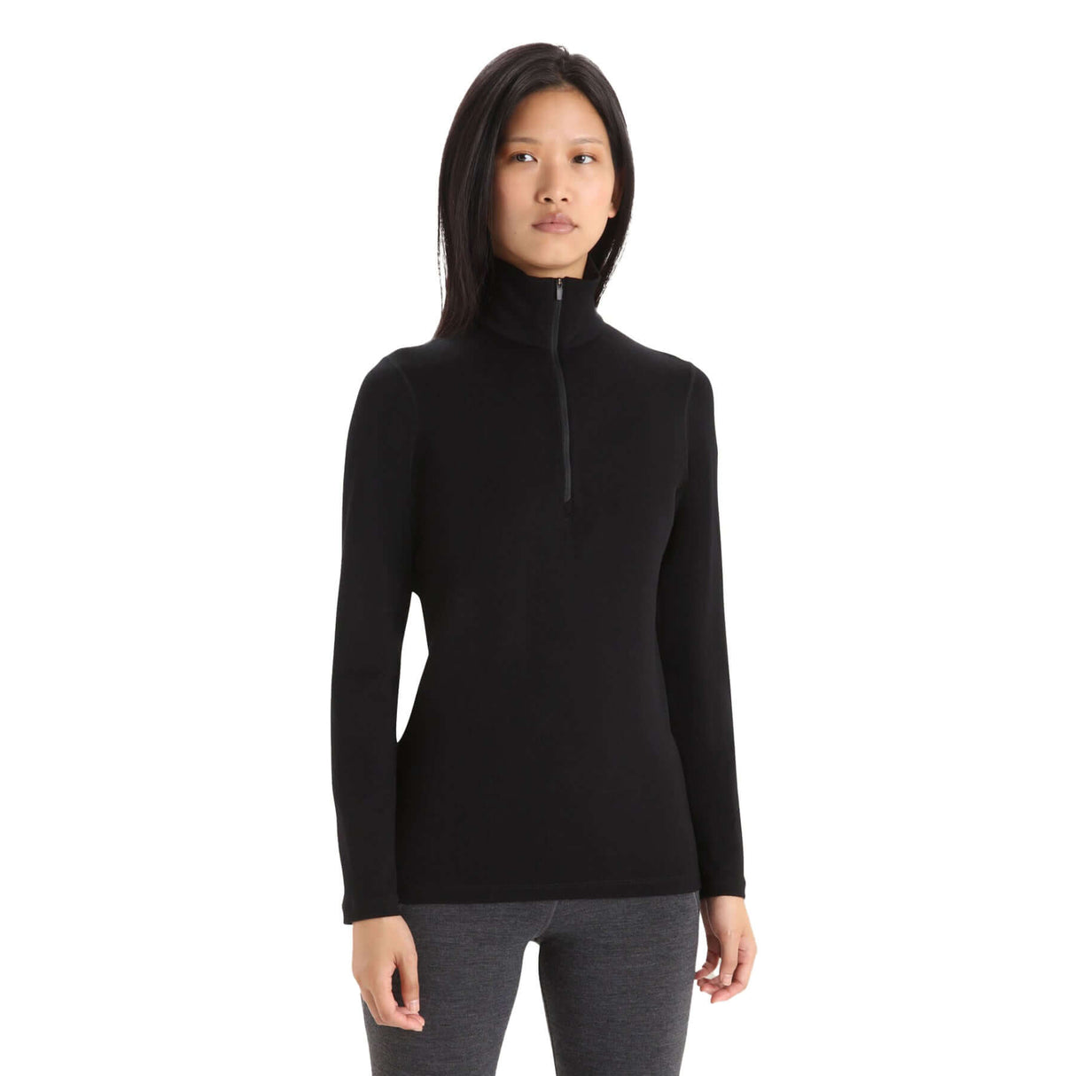 Icebreaker Women's 260 Tech Half Zip Merino Baselayer Blush / X-Small-Blush / Small-Blush / Medium-Blush / Large-Blush / X-Large - 53 Degrees North 