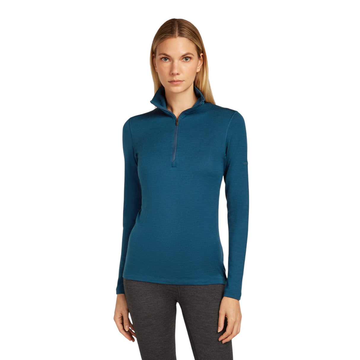 Icebreaker Women's 260 Tech Half Zip Merino Baselayer Blush / X-Small-Blush / Small-Blush / Medium-Blush / Large-Blush / X-Large - 53 Degrees North 