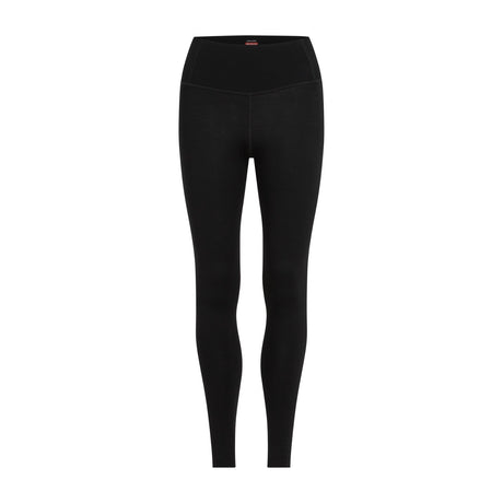 Icebreaker Women's 260 Tech High Rise Leggings Black / X-Small-Black / Small-Black / Medium-Black / Large-Black / X-Large - 53 Degrees North 