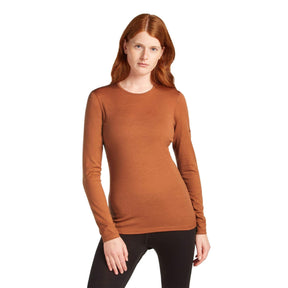 Icebreaker Women's Merino 200 Oasis Crewe Shirt Dusty Clay / X-Small-Dusty Clay / Small-Dusty Clay / Medium-Dusty Clay / Large-Dusty Clay / X-Large - 53 Degrees North 