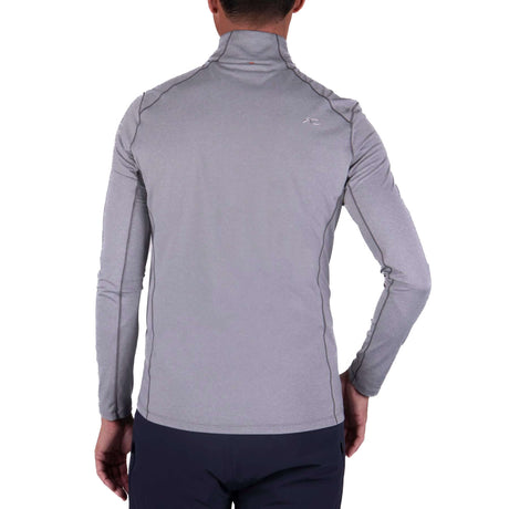 KJUS Men's Trace 2.0 Midlayer Half Zip Top Black / Small-Black / Medium-Black / Large-Black / X-Large-Pewter / Small #- 53 Degrees North 