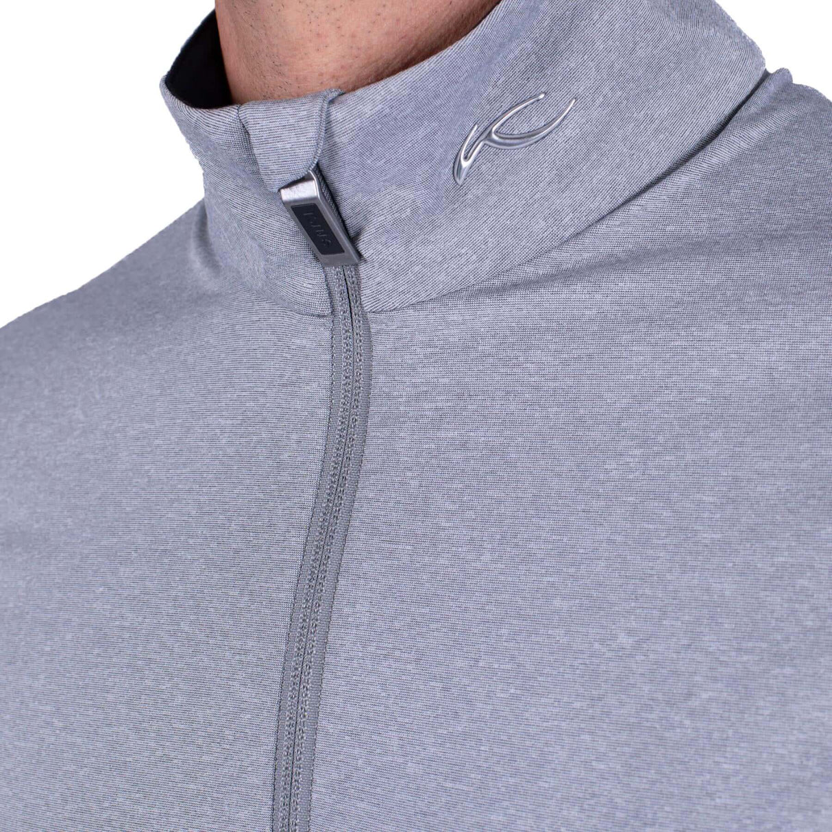 KJUS Men's Trace 2.0 Midlayer Half Zip Top Black / Small-Black / Medium-Black / Large-Black / X-Large-Pewter / Small - 53 Degrees North 