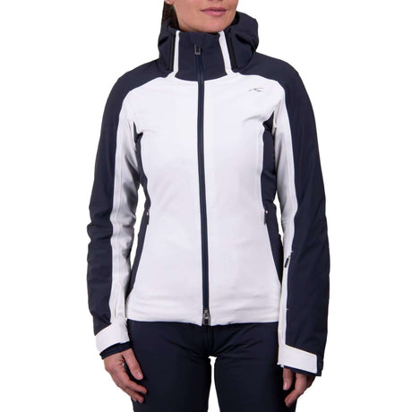 KJUS Women's Formula Jacket White/Deep Space / Small-White/Deep Space / Medium-White/Deep Space / Large - 53 Degrees North 