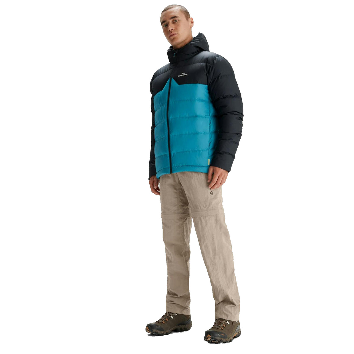 Kathmandu Men's Epiq Hooded Down Jacket Eddy/Meteor / Small-Eddy/Meteor / Medium-Eddy/Meteor / Large-Eddy/Meteor / X-Large-Eddy/Meteor / XX-Large - 53 Degrees North 
