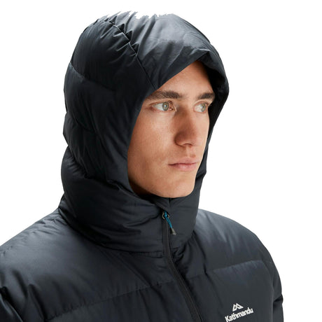 Kathmandu Men's Epiq Hooded Down Jacket Eddy/Meteor / Small-Eddy/Meteor / Medium-Eddy/Meteor / Large-Eddy/Meteor / X-Large-Eddy/Meteor / XX-Large - 53 Degrees North 