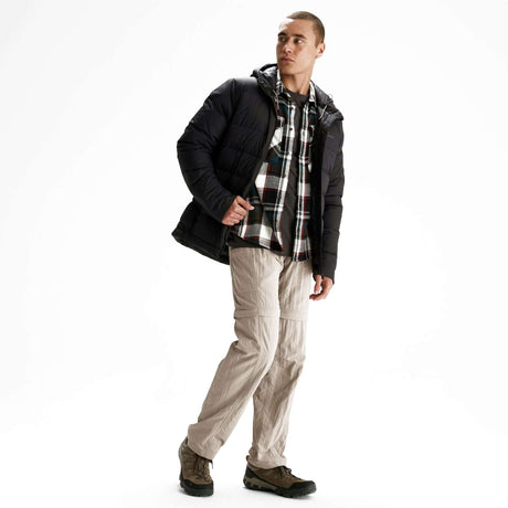 Kathmandu Men's Epiq SE Down Hooded Jacket Black / Small-Black / Medium-Black / Large-Black / X-Large-Black / XX-Large - 53 Degrees North 