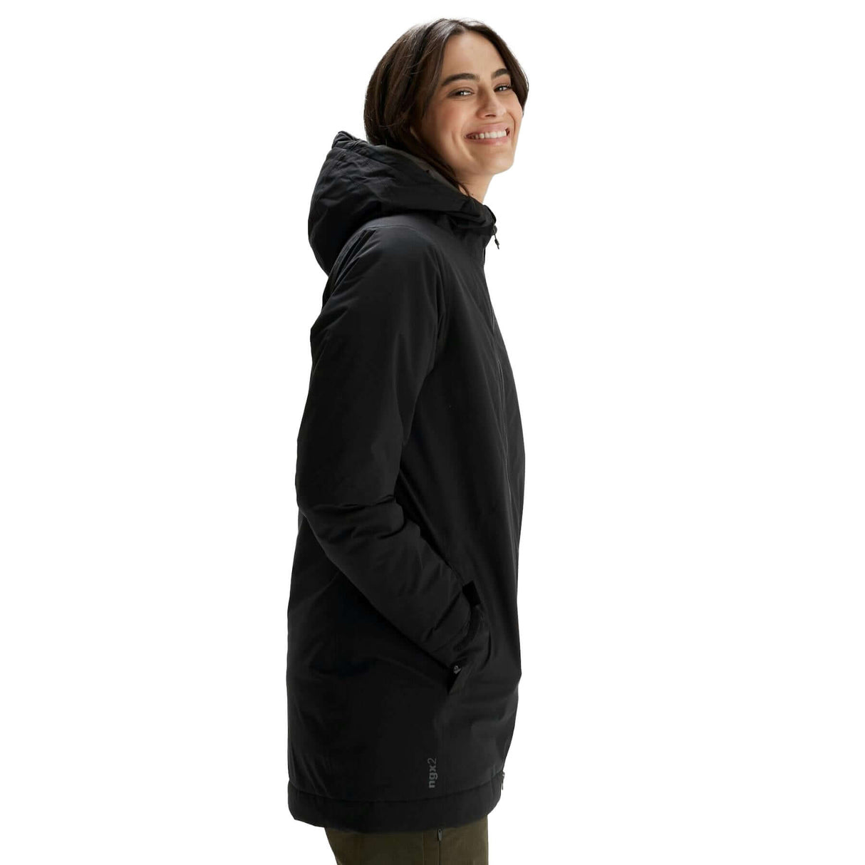 Kathmandu Women's Trailhead 2L Novaloft Rain Parka Natural / X-Small-Natural / Small-Natural / Medium-Natural / Large-Natural / X-Large - 53 Degrees North 