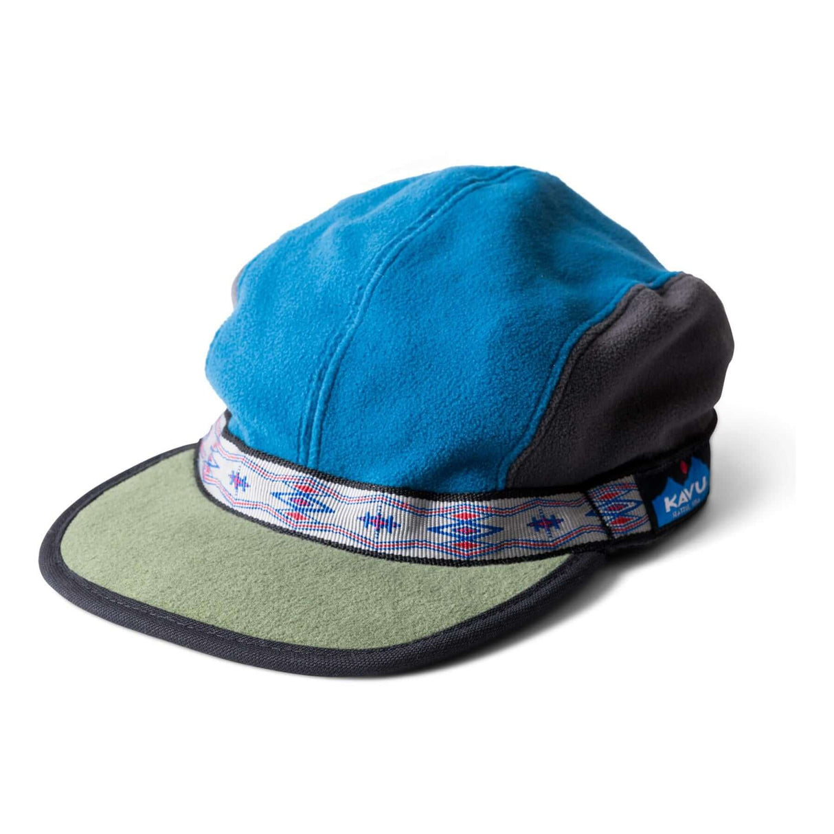 Kavu Fleece Strapcap Black Bean / Small-Black Bean / Medium-Black Bean / Large-Forest Block / Small-Forest Block / Medium - 53 Degrees North 