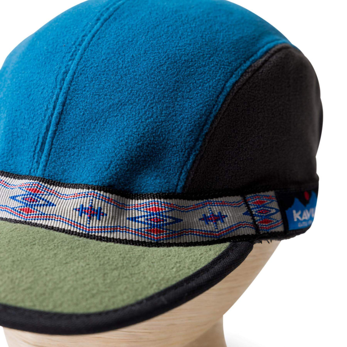 Kavu Fleece Strapcap Black Bean / Small-Black Bean / Medium-Black Bean / Large-Forest Block / Small-Forest Block / Medium - 53 Degrees North 
