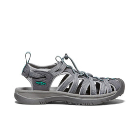 Keen Women's Whisper Hiking Sandals Medium Grey/Peacock Green / 4-Medium Grey/Peacock Green / 5-Medium Grey/Peacock Green / 6-Medium Grey/Peacock Green / 7-Medium Grey/Peacock Green / 8 - 53 Degrees North 