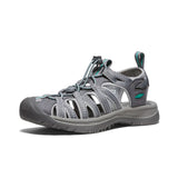 Keen Women's Whisper Hiking Sandals Medium Grey/Peacock Green / 4-Medium Grey/Peacock Green / 5-Medium Grey/Peacock Green / 6-Medium Grey/Peacock Green / 7-Medium Grey/Peacock Green / 8 - 53 Degrees North 