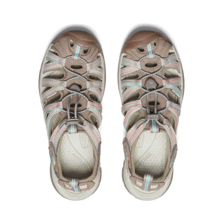 Keen Women's Whisper Sandals Taupe/Coral / 4-Taupe/Coral / 5-Taupe/Coral / 6-Taupe/Coral / 7-Taupe/Coral / 8 - 53 Degrees North 