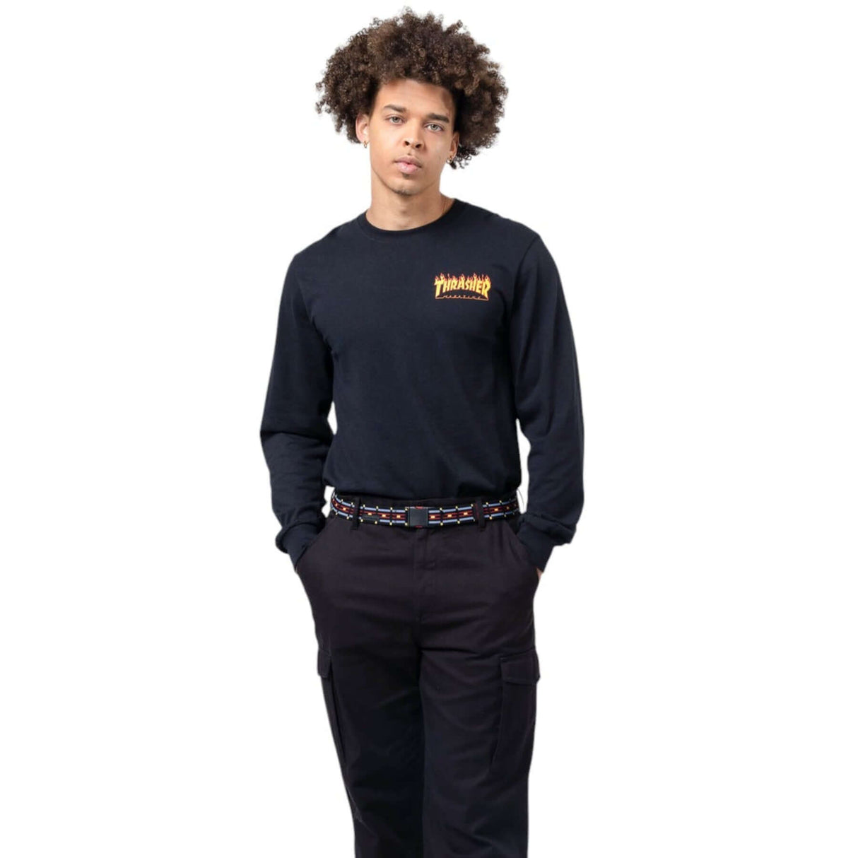 Arcade Keyah Slim Belt Black/Sky / One Size #- 53 Degrees North 