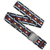 Arcade Keyah Slim Belt Black/Sky / One Size #- 53 Degrees North 