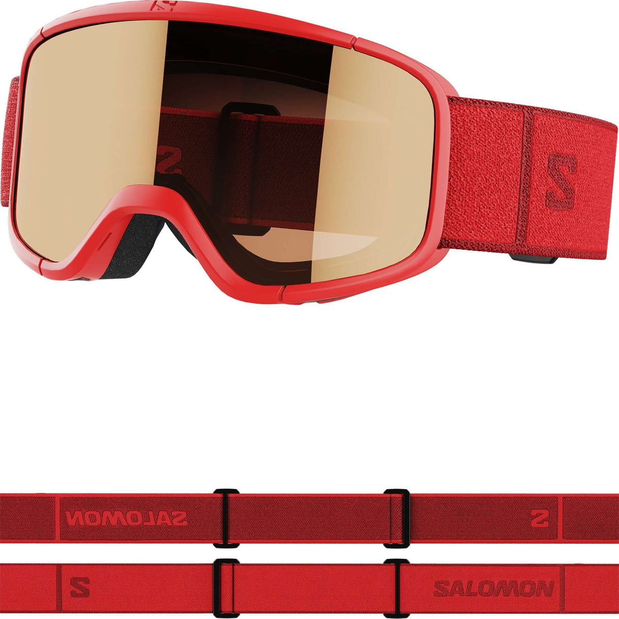 Salomon Aksium 2.0 S Access Ski Goggles Tropical Peach/Tonic Orange-Red/Tonic Orange #- 53 Degrees North 