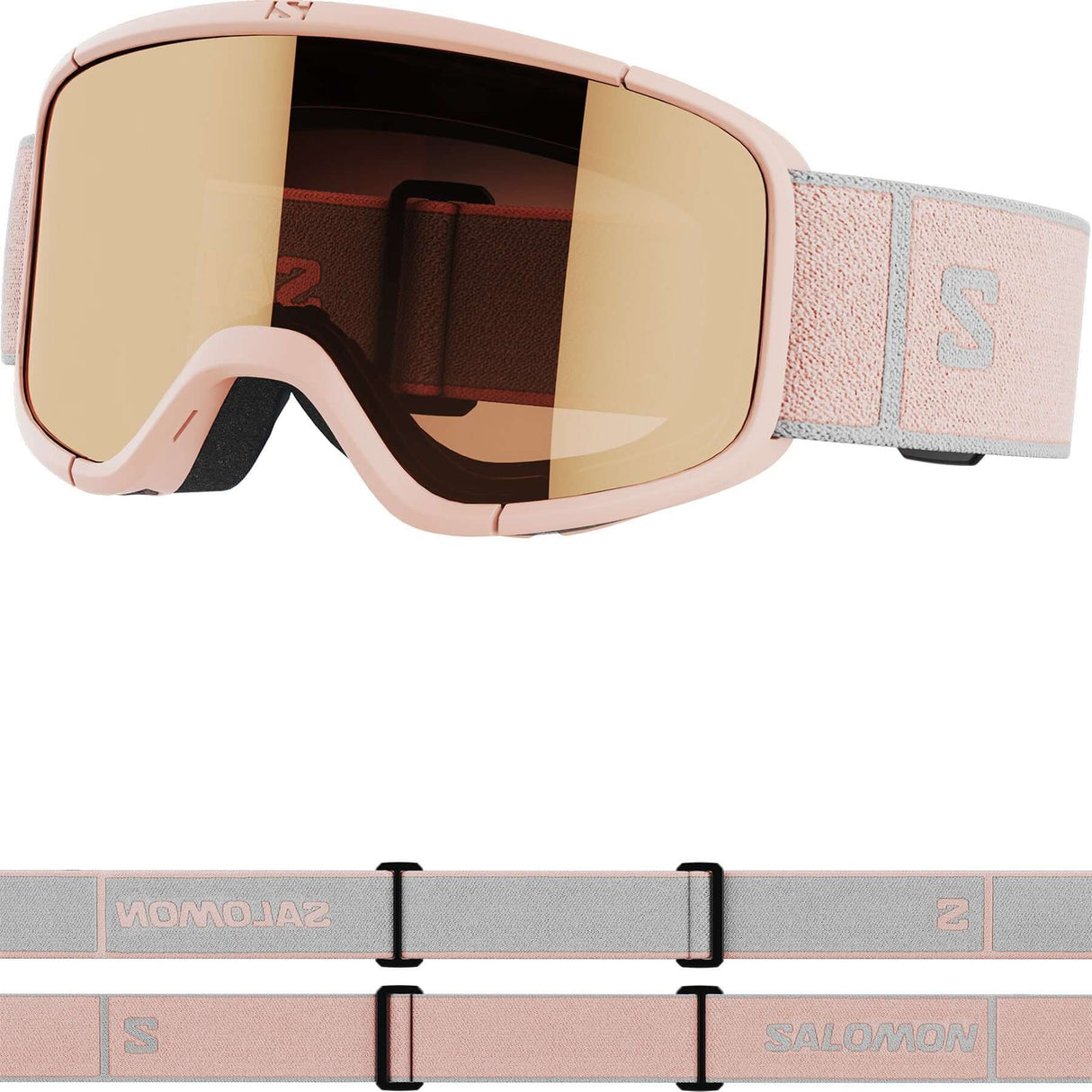 Salomon Aksium 2.0 S Access Ski Goggles Tropical Peach/Tonic Orange-Red/Tonic Orange #- 53 Degrees North 