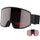 Salomon Sentry Pro Sigma Ski Goggles (and Extra Lens) Black Tie Dye/Gunmetal/Pink #- 53 Degrees North 