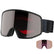 Salomon Sentry Pro Sigma Ski Goggles (and Extra Lens) Black Tie Dye/Gunmetal/Pink #- 53 Degrees North 