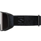 Salomon Sentry Pro Sigma Ski Goggles (and Extra Lens) Black Tie Dye/Gunmetal/Pink #- 53 Degrees North 