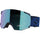 Salomon S/View Ski Goggles Black/Black-Dress Blue/Mid Blue-Heavenly Pink/Ruby #- 53 Degrees North 