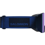 Salomon S/View Ski Goggles Black/Black-Dress Blue/Mid Blue-Heavenly Pink/Ruby #- 53 Degrees North 