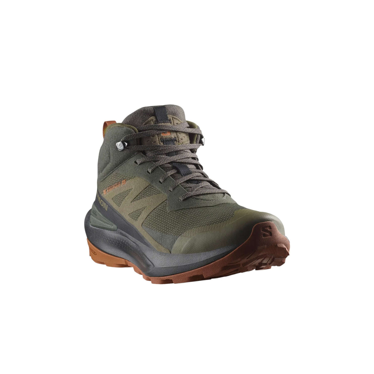 Salomon Men's Elixir Activ Mid GORE-TEX Hiking Boots Peat/Black/Caramel Café / UK 8-Peat/Black/Caramel Café / UK 9-Peat/Black/Caramel Café / UK 10-Peat/Black/Caramel Café / UK 11-Peat/Black/Caramel Café / UK 12 #- 53 Degrees North 