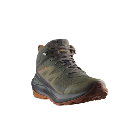 Salomon Men's Elixir Activ Mid GORE-TEX Hiking Boots Peat/Black/Caramel Café / UK 8-Peat/Black/Caramel Café / UK 9-Peat/Black/Caramel Café / UK 10-Peat/Black/Caramel Café / UK 11-Peat/Black/Caramel Café / UK 12 #- 53 Degrees North 