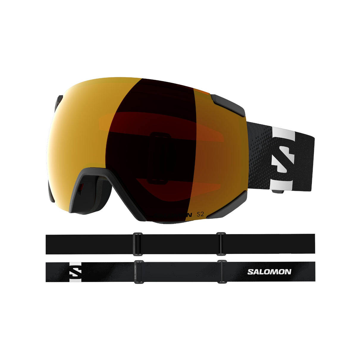 Salomon Radium Ski Goggles White/Mid Blue-Black/Mid Red #- 53 Degrees North 