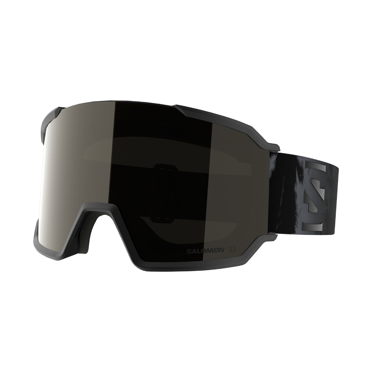 Salomon S/View 3 ML Ski Goggles Black/Black-White/Mid Red-Dress Blue/Mid Blue #- 53 Degrees North 