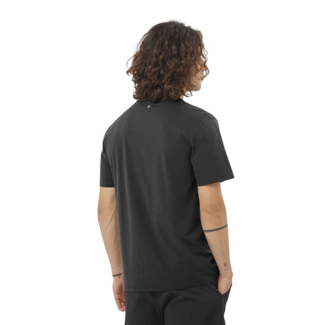 Salomon Men's Trackline Short Sleeve T-Shirt Deep Black / Small-Deep Black / Medium-Deep Black / Large-Deep Black / X-Large-Deep Black / XX-Large #- 53 Degrees North 