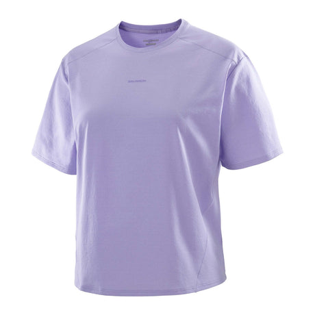 Salomon Women's Trackline Short Sleeve T-Shirt Violet Tulip / X-Small-Violet Tulip / Small-Violet Tulip / Medium-Violet Tulip / Large-Violet Tulip / X-Large #- 53 Degrees North 
