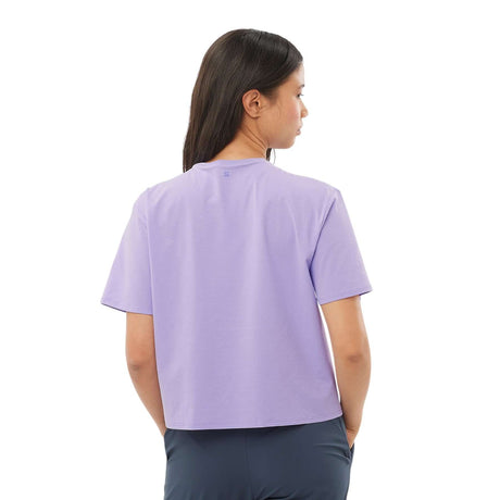 Salomon Women's Trackline Short Sleeve T-Shirt Violet Tulip / X-Small-Violet Tulip / Small-Violet Tulip / Medium-Violet Tulip / Large-Violet Tulip / X-Large #- 53 Degrees North 