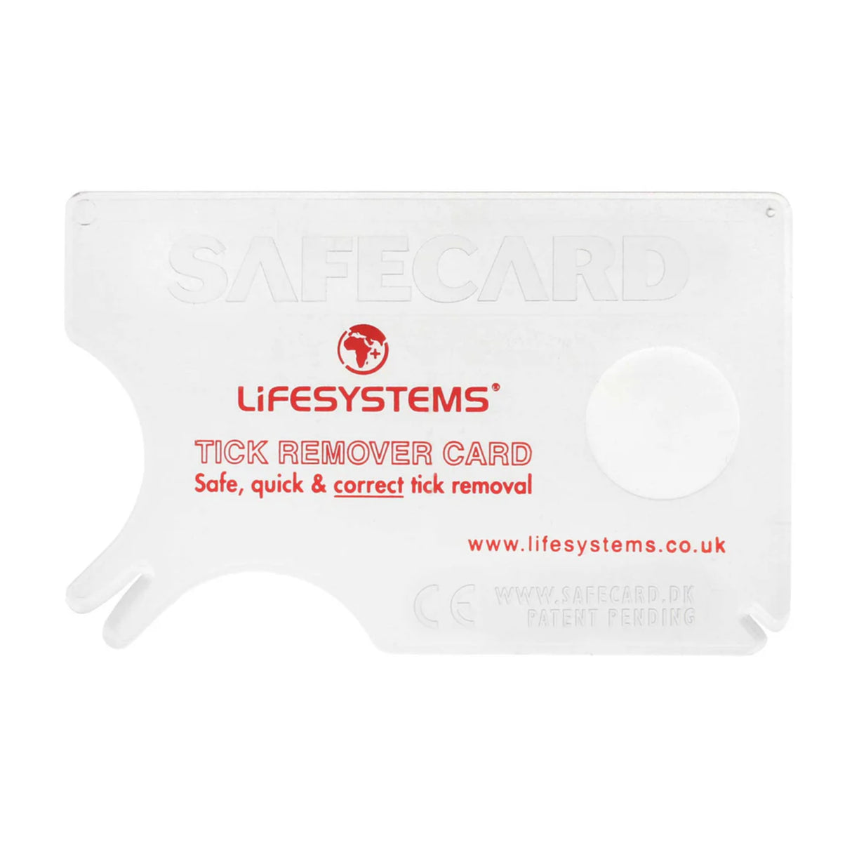 Lifesystems Tick Remover Card Default Title - 53 Degrees North 