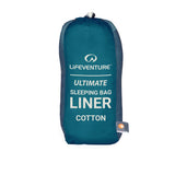 Lifeventure Cotton Sleeping Bag Liner Ultimate Rectangular Default Title - 53 Degrees North 
