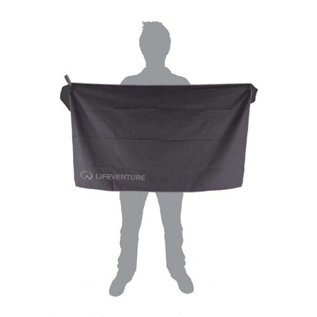 Lifeventure HydroFibre Trek Towel Grey / Large-Grey / X- Large - 53 Degrees North 