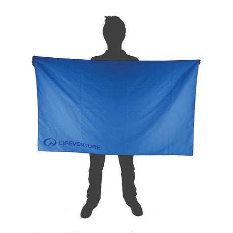 Lifeventure MicroFibre Trek Towel Blue / Large-Blue / Extra Large-Blue / Giant - 53 Degrees North 