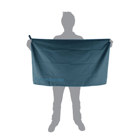 Lifeventure Recycled SoftFibre Trek Towel Blue / Giant-Blue / Large-Blue / Pocket-Blackcurrant / Giant - 53 Degrees North 