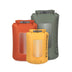 Lifeventure Stormlight Window Dry Bag Multipack (5L, 10L, 25L) Yellow/Rust/Olive - 53 Degrees North 
