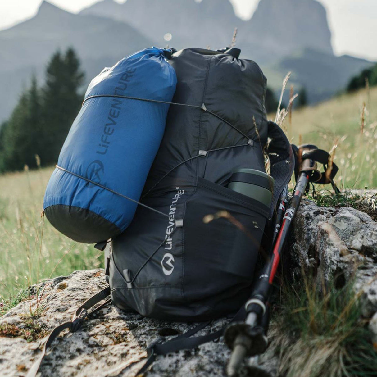 Lifeventure Ultralight Dry Bag - 5L Blue - 53 Degrees North 
