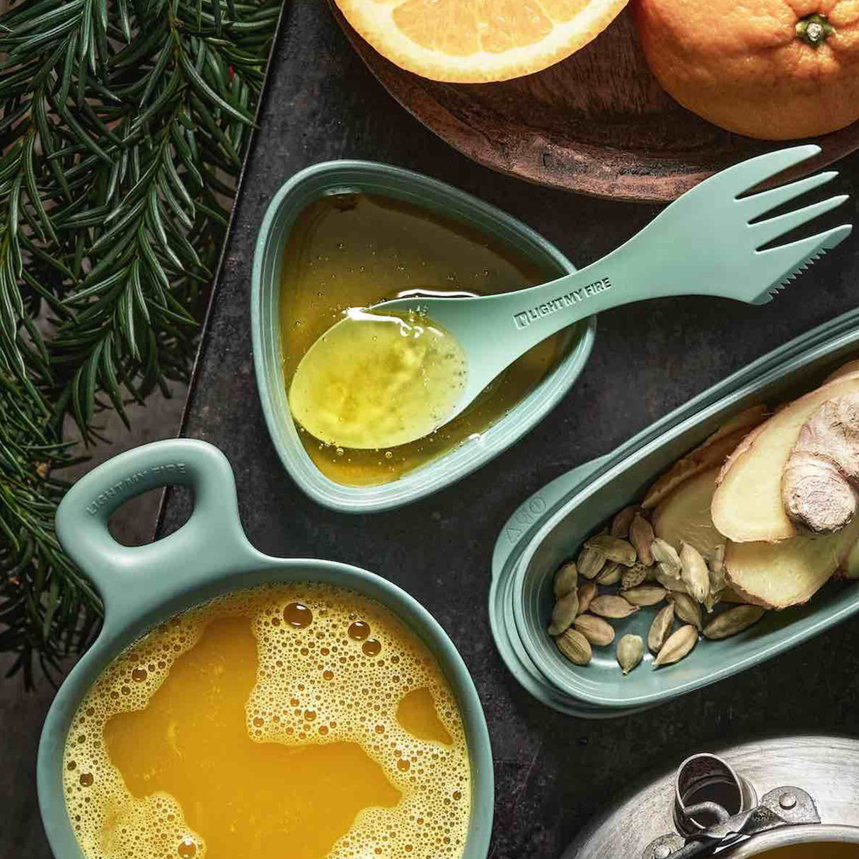 Light My Fire Spork Original Cream-Sandy Green-Nature (Assorted)-Meadow (Assorted) - 53 Degrees North 