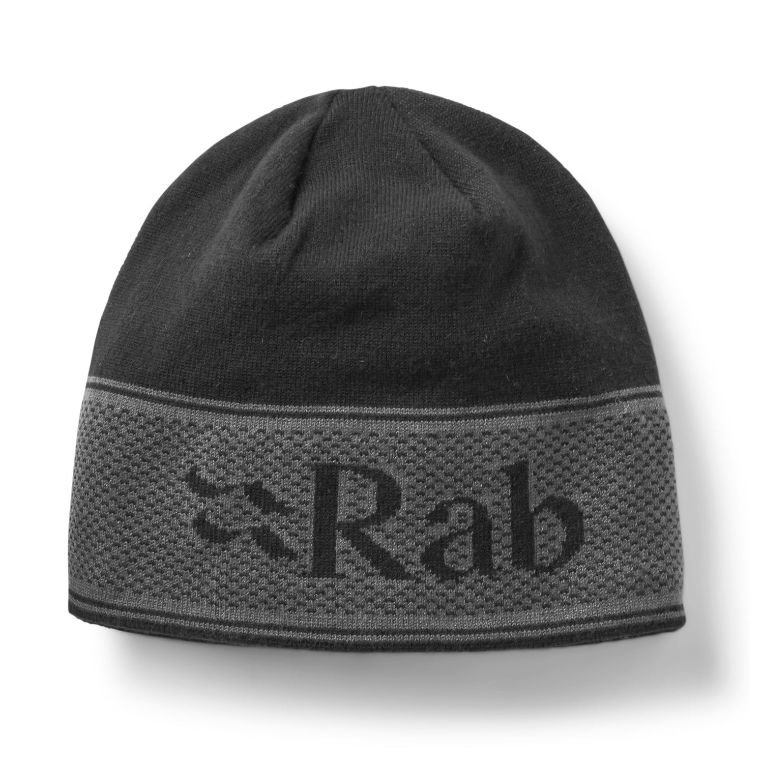 Rab Logo Band Beanie Oak/Dark Pollen-Black/Graphene #- 53 Degrees North 