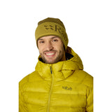 Rab Logo Band Beanie Oak/Dark Pollen-Black/Graphene #- 53 Degrees North 